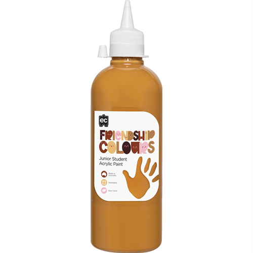 Friendship Colours Paint 500ml Honey